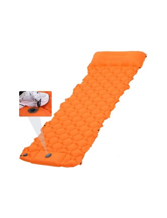 Waterproof sleeping pad with pillow
