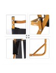 Wood Grain Aluminum Folding Camping Chair