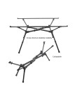Aluminum X-Shaped Folding Table