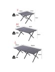 Multi-Functional Carbon Steel Folding Table