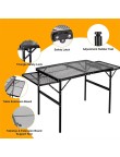 Aluminum Alloy Mesh Folding Table