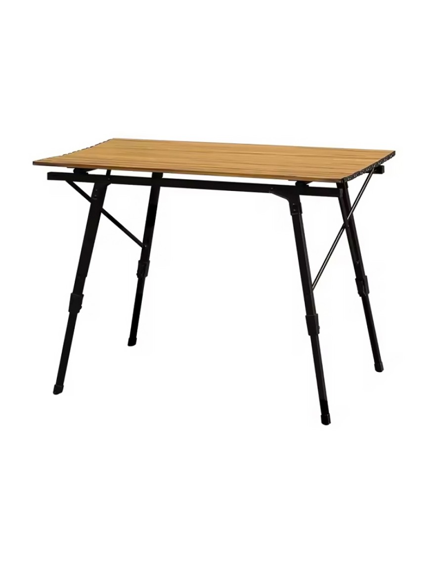 Outdoor Aluminum Wood-Grain Table