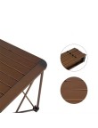 Aluminum Alloy Folding Roll-Top Table