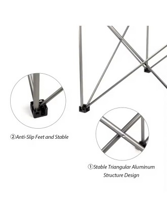Stable and Portable Camping Table