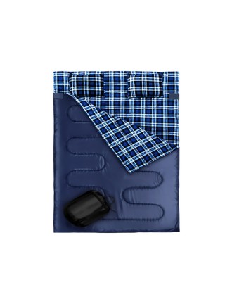 Flannel Lined Double Sleeping Bag