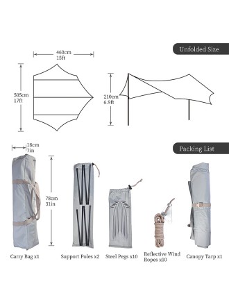 Outdoor Waterproof Canopy Shelter